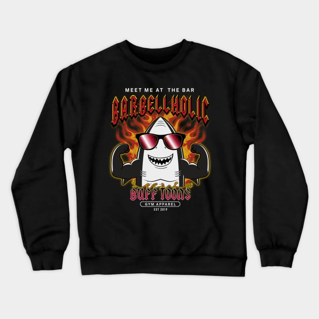 barbell gym graphic shirt Crewneck Sweatshirt by janvimar